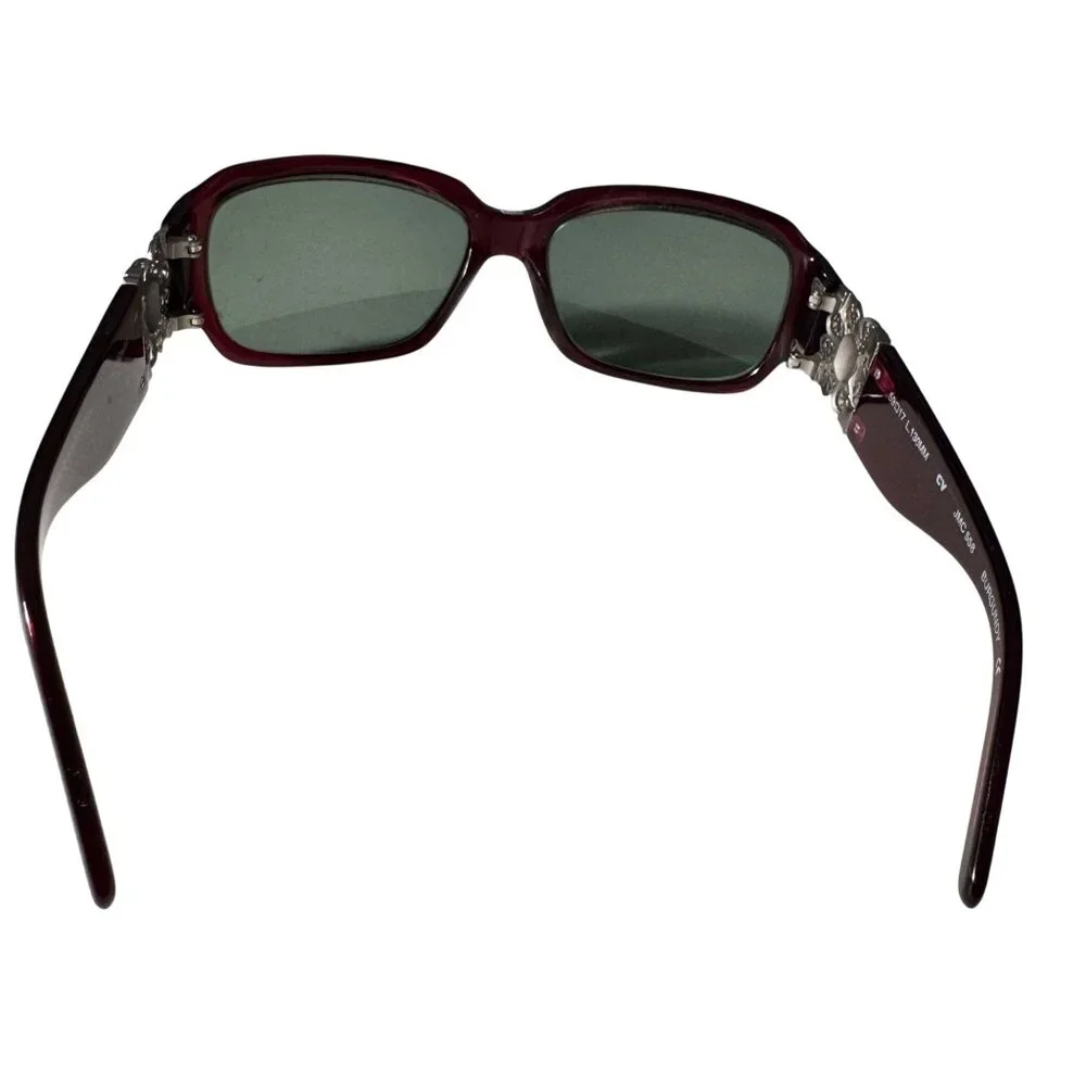 Jessica McClintock Burgundy Eyeglasses 59-17-130MM JMC 558 Oversized Frames Only - Picture 7 of 11